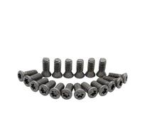 100 Uds perno de alta resistencia SCM435 tornillo varilla cuchillo 12,9 Torx CNC hoja fresado cabeza corte negro M1.8/M2/M2.2-M6(M3x8)