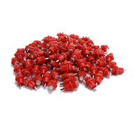 100 Uds., Pezones de Agua para Aves, dispensador automático de Agua para Pollo, alimentadores, Bebedero para Aves, para gallinas, codornices, Aves, Suministros para Animales de Granja(Cabeza Grande)