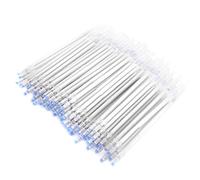 100 Uds. Pluma Blanca de Alta Temperatura que Desaparece, Marcador Borrable por Calor para Costura DIY, Marcador de Tela Blanca, Marcador de Trébol, Marcadores de Costura Fina