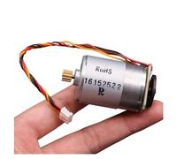 100 Uds RS-385 DC 12V-24V 10800RPM Micro Motor de impresora de alta velocidad + retroalimentación del codificador de velocidad + disco magnético + engranaje de cobre 14T + cable, bricolaje