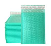 100 Uds. Suministros for pequeñas empresas, bolsas de embalaje burbujas rosadas for empaquetar productos, paquete entrega, sobre envío para Cosméticos(Blue,13 * 15cm)
