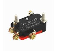 100 Uds V-15-1B5 interruptor táctil palanca de bisagra de rodillo a presión SPDT microinterruptor de límite momentáneo 1NO1NC 10A250V