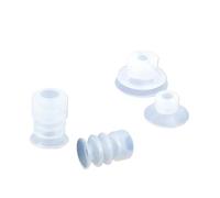 100 Uds ventosa neumática cabeza grande 8mm orificio de montaje ventosa máquina de moldeo por inyección de goma de silicona accesorio manipulador