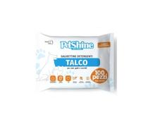 100 UN PetShine Toallitas Húmedas de Talco para perros - Pack Económico