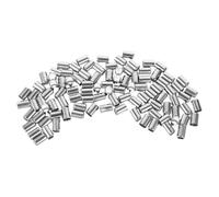100 Unidades Casquillo de Manguera de Acero Inoxidable para Alta Presión | Reparación en Campo y Automoción, Ajuste Seguro para Mangueras Pulverizadoras Hidrolimpiadora