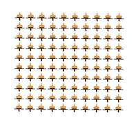 100 unidades de 2 litros de cuentagotas de compensación para jardín, extraíbles, ideal para hidroponía, guarderías