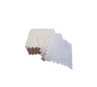 100 unidades de 5 x 5 cm sin pelusas Mini paños de algodón para limpieza de cañones de armas de fuego, armas, escopetas, mosquetones para limpiar tu arma de algodón puro