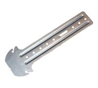 100 unidades de colgadores de anclaje de 18 cm para montaje de CD de perfil de techo en construcción de madera de techo de techo CD 60/27, colgador de anclaje para techo (180 mm)