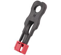 100 unidades de concentrador LAN Ethernet con puerto RJ45 rojo, tapa antipolvo, protector de bloqueo con cerradura y llave patentadas