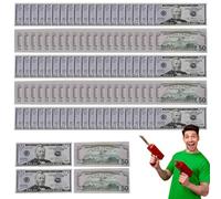 100 unidades de dinero para niños, billetes de dólares para niños, billetes de dólares falsos para bodas, fiestas, dinero, accesorios para juegos de rol