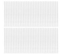 100 unidades de encuadernación en espiral, diámetro de 16 mm, 48 vueltas, paso 4:1; bobina de encuadernación en espiral para documentos A4 de hasta 140 hojas, con de chapa de (Plata)