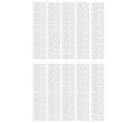 100 unidades de etiquetas UHF RFID de 860-960 MHz con chip KM4Q, etiquetas adhesivas de incrustación, protocolo ISO 18000-6C EPC Clase 1 Gen 2, material PET impermeable para uso en