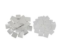 100 unidades de imanes cuadrados for botones, 50x50 mm, for hacer insignias. Incluye material for máquina perforadora. para casillero de oficina