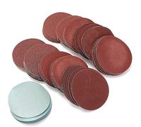 100 unidades de papel de lija con magia pegatinas, 75 mm, grano de 80, 100, 180, 240, 600, 800, 1000, 1200, 2000, 3000, discos de lija con 10 granos, 10 unidades para cada grano