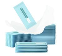 100 unidades de papel higiénico húmedo empaquetado individualmente, lavables, papel higiénico húmedo respetuoso con el medio ambiente, toallitas húmedas para inodoro, toallitas multiusos, adecuado
