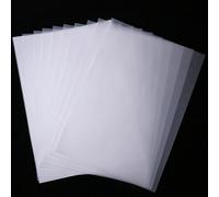 100 unidades de papel transparente A4, papel de embalaje, hojas de papel de seda para dibujo, pompones, paquetes de regalo, decoración artesanal