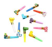 100 unidades de silbatos animadora for celebrar fiestas cumpleaños, enrollables y elásticos, ideales for festivales Para Fiestas