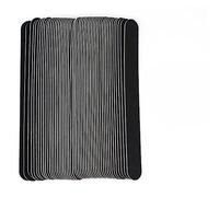 100 unidades/juego de limas de uñas extraíbles, color gris/negro, puntas de papel de lija, 100/180/240, lima de repuesto reemplazable recta para almohadillas solo para manicura, grano 240