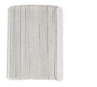100 unidades/juego de limas de uñas extraíbles, color gris/negro, puntas de papel de lija, 100/180/240, lima de repuesto reemplazable recta para almohadillas solo para manicura, grano 240