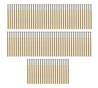 100 Unidades Puntas de Prueba Electr¨®nicas Resorte Metal Conectores Pogo Pin Cabeza Redonda Herramientas Componentes