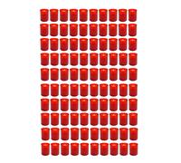 100 Unidades Velas Funerarias Friedhofskerzen Nr.24 Grablicht Rojo