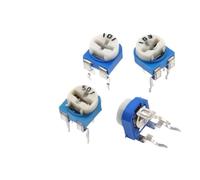 100 unids/caja RM065 película de carbono Trimpot Horizontal Kit surtido de potenciómetro 10 valores resistencia Variable 500R 1K 2K 5K 10K -1M