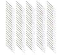 100 Unids Cónico Barril Nail Drill Bit Set De Cuarzo Acero Tungsteno Profesional Cutícula Limpia con Caja De Almacenamiento