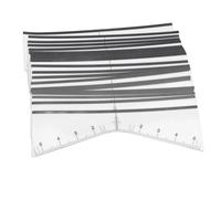 100 Unids Desechables Ceja Regla Plantillas Pegatinas en Forma de V Ceja Mapeo Pegatinas para Conformación Simétrica