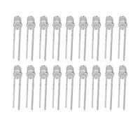 100 Unids Diodo de Luz LED 8 Colores LED Lámpara de Color Luminoso Kit de Componentes Electrónicos Circuito LED Kit Surtido 3mm 3V para Experimento de Proyecto de Ciencia (pelo blanco amarillo verde)
