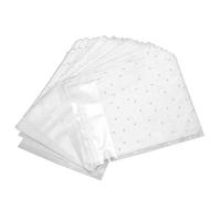 100 unids Frosted Cute Paquete de Plastico Bolsa de Galletas de Jabon de Caramelo Bolsas de Empaquetado Cupcake Adhesive Sample Gift Bag 10 cm