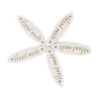 100 unids hecho a mano letra letra madera botones para DIY costura Scrapbook decoración creativa y útil