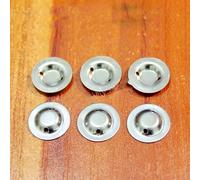 100 unids/lote 18650 punta de tapa de batería de litio se puede soldar por puntos tapa de acero inoxidable accesorios de batería negativa de polo positivo-10,5-6,0 MM