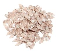 100 unids/Lote 2,5x2 cm Lazos de Cinta de poliéster Mini satén for Manualidades DIY Costura Fiesta hogar Decoraciones navideñas(3)