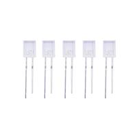 100 unids/lote 2x3x4 cuadrado 5 colores diodo emisor de luz de pierna corta LED en línea lámpara cuentas LED componentes electrónicos DIY(WHITE)