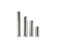 100 unids/lote 304 pasadores de rollo resorte divididos acero inoxidable elástico cilíndrico M1.5 M2. M3 M4(2X10mm)