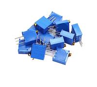 100 unids/lote 3296W 3296 potenciómetro de ajuste Trimpot 50R-2M ohm100R 200R 500R 1K 2K 5K 10K 20K 50K 100K 200K 102 504 104 205(1K Ohm)