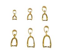 100 unids/lote colgante Clip cierre melón semillas hebilla conector cobre encanto cuentas joyería hallazgos DIY componente de para Hacer Joyas(GOLD color,13MM)