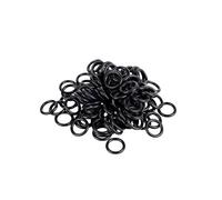 100 unids/lote espesor CS3.55mm ID8~19mm juntas tóricas de caucho de nitrilo negro resistentes a la temperatura resistente al desgaste resistente al aceite(23.1mmx16mmx3.55mm)