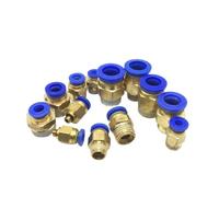100 unids/pack Accesorios Neumáticos 6mm 8mm conector rápido accesorios de tubería PC6-01 PC6-02 PC8-01 PC8-02 PC4-01 PC10-02 PC10-03(PC4-01)