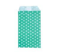 100 Unids/set Mini Sobres Paquetes Jardín Hogar Papel Kraft Semillas Sobres Protectores Bolsas de Almacenamiento Dot Bolsa de Regalo Cumpleaños-Punto Menta-50 piezas