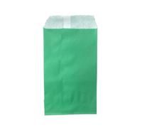 100 Unids/set Mini Sobres Paquetes Jardín Hogar Papel Kraft Semillas Sobres Protectores Bolsas de Almacenamiento Dot Bolsa de Regalo Cumpleaños-verde sólido-25 piezas