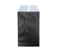 100 Unids/set Mini Sobres Paquetes Jardín Hogar Papel Kraft Semillas Sobres Protectores Bolsas de Almacenamiento Dot Bolsa de Regalo Cumpleaños-Negro Sólido-10 Piezas