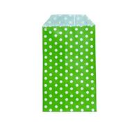 100 Unids/set Mini Sobres Paquetes Jardín Hogar Papel Kraft Semillas Sobres Protectores Bolsas de Almacenamiento Dot Bolsa de Regalo Cumpleaños-Punto Verde-10 piezas