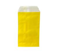 100 Unids/set Mini Sobres Paquetes Jardín Hogar Papel Kraft Semillas Sobres Protectores Bolsas de Almacenamiento Dot Bolsa de Regalo Cumpleaños-amarillo sólido-50 piezas
