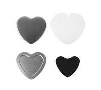 100 unids/set molde de corazón suave magnético insignia for refrigerador piezas de la máquina DIY pines for hacer botones de manera eficiente