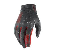 100% Unisex Handschuhe Ridefit, Mars - Grau Rot, M, HU-GLO-0051