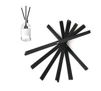 100 varillas de aromaterapia de color negro, sin fuego, difusor de aceites esenciales, para hoteles, habitaciones, baños, oficinas