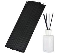 100 varillas difusoras de 18 cm de largo, varillas aromáticas, varillas de fibra, varillas difusoras de aceites esenciales (18 cm x 3 mm)