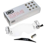 100% Vision Speedlab Vision System Sistema Roll-Off, transparente para Hombres