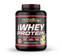100% Whey Protein King Nutrition Proteina Concetrada (Limón, 2000gr)